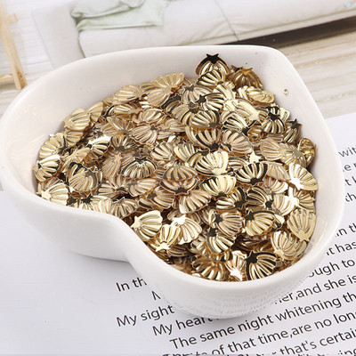 10g/iepakojumā 7mm jūras gliemežvāku vizuļi Pailletes šūšanas materiāls, kāzu amatniecība, sieviešu apģērbi, bērnu DIY aksesuāri