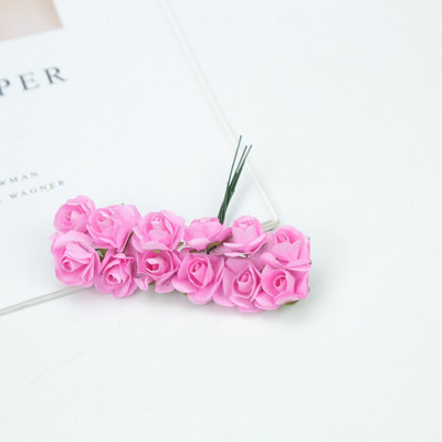Pārdodu MINI papīra rozes pušķi kāzu mājas dekorēšanas aksesuāri Ziemassvētku vainags dāvanas mākslīgie ziedi albumam