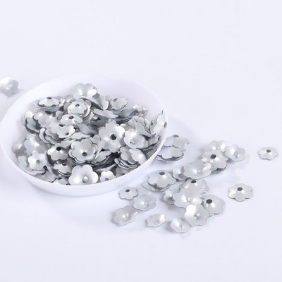 10g/tétel Vegyes színek Több méretű 3D szilvavirág laza flitterek varrás kézműves/díszítési leletek, női ruha varrás kiegészítők