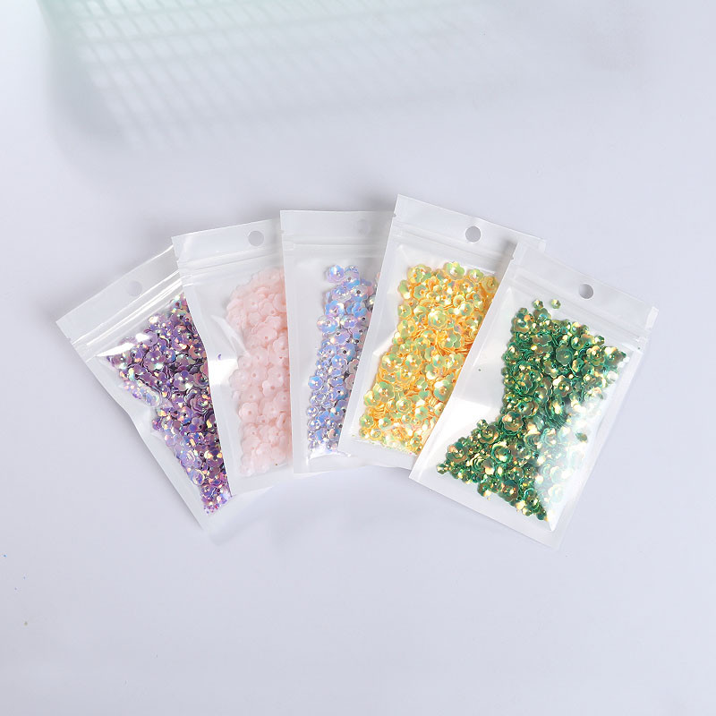 10g/tétel Vegyes színek Több méretű 3D szilvavirág laza flitterek varrás kézműves/díszítési leletek, női ruha varrás kiegészítők