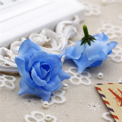 10gab 4cm mini rozes mākslīgo ziedu galviņas DIY roku darbs kāzu pušķis līgavas vainags dzimšanas dienas Ziemassvētku ballītes dāvanu kastes dekors