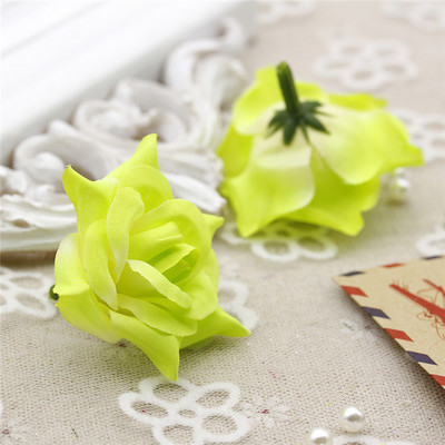 10gab 4cm mini rozes mākslīgo ziedu galviņas DIY roku darbs kāzu pušķis līgavas vainags dzimšanas dienas Ziemassvētku ballītes dāvanu kastes dekors