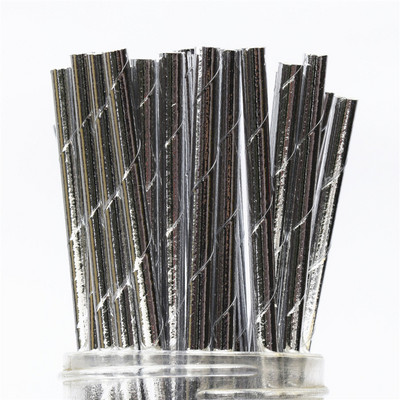 Zelta roze Zelta papīra salmiņi Strip Dot Dzeramais salmiņš Vienreizlietojamie galda piederumi ballīšu piederumi Kāzu dzimšanas dienas ballītes dekorēšana bērniem