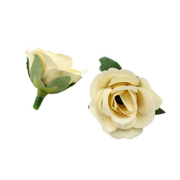 20 τμχ/Παρτίδα Μίνι μεταξωτό τριαντάφυλλο τεχνητά λουλούδια Κεφαλή 3,5 εκ. Ψεύτικα λουλούδια Διακόσμηση σπιτιού γάμου DIY Γιρλάντες Αξεσουάρ χειροτεχνίας στεφάνι