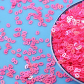 10 g jaukas lūpas veido vaļīgus vizuļus, mirdzošas pailletes nagu mākslas manikīram kāzu dekorēšanai DIY konfeti Lentejuelas Crafts