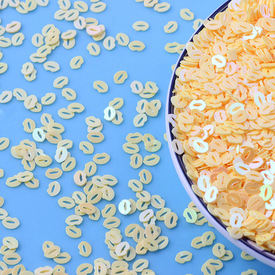 10 g jaukas lūpas veido vaļīgus vizuļus, mirdzošas pailletes nagu mākslas manikīram kāzu dekorēšanai DIY konfeti Lentejuelas Crafts