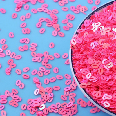 10 g jaukas lūpas veido vaļīgus vizuļus, mirdzošas pailletes nagu mākslas manikīram kāzu dekorēšanai DIY konfeti Lentejuelas Crafts