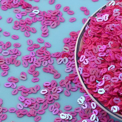 10 g jaukas lūpas veido vaļīgus vizuļus, mirdzošas pailletes nagu mākslas manikīram kāzu dekorēšanai DIY konfeti Lentejuelas Crafts