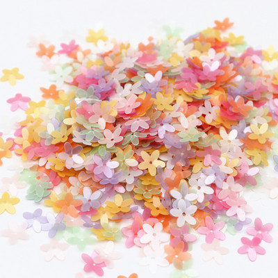 Matēti ziedu vizuļi 10 mm kauss piecu pirkstu fliteriem, DIY šūšana, kāzu amatniecības piederumi sieviešu apģērbi, aksesuāri