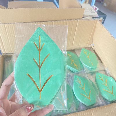 8 Επισκέπτες Χρυσό γράμμα Oh Baby Επιτραπέζιο σκεύος μιας χρήσης Ζούγκλα Φύλλα χαρτοπετσέτας Πιάτο Κύπελλο Baby Shower Boy Girl Babyshower Oh Baby Supplies