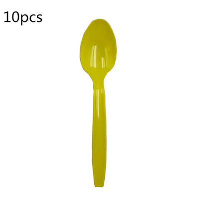 Plastmasas vienreizējās lietošanas dakšiņas Naži Karotes Sarkana Zila Rozā Zaļa Purpursarkana Galda piederumu Komplekts Kāzu dzimšanas dienas jubilejas ballītes piederumiem