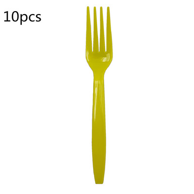 Plastmasas vienreizējās lietošanas dakšiņas Naži Karotes Sarkana Zila Rozā Zaļa Purpursarkana Galda piederumu Komplekts Kāzu dzimšanas dienas jubilejas ballītes piederumiem