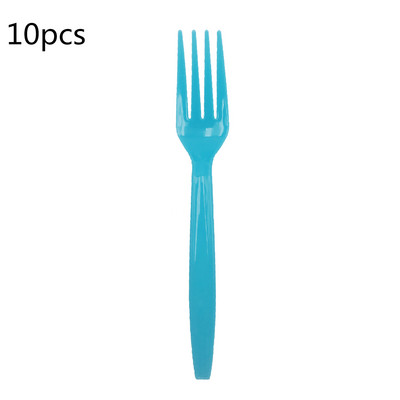 Plastmasas vienreizējās lietošanas dakšiņas Naži Karotes Sarkana Zila Rozā Zaļa Purpursarkana Galda piederumu Komplekts Kāzu dzimšanas dienas jubilejas ballītes piederumiem