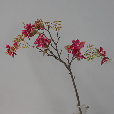 Skaisti Begonijas ziedu zaru zīda mākslīgie ziedi mājas galda rudens dekorēšanai iepirkšanās centra kāzu foto rekvizīti