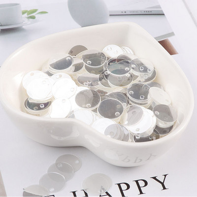 Jauni PVC plakani, apaļi vaļīgi fliteri, 10 g/soma Pailletes, šūšanas amatniecības piederumi apģērbam Lentejuelas Para Coser