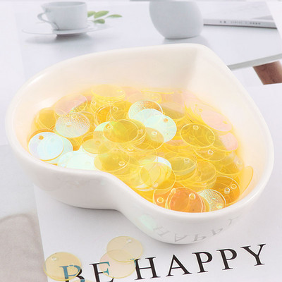 Jauni PVC plakani, apaļi vaļīgi fliteri, 10 g/soma Pailletes, šūšanas amatniecības piederumi apģērbam Lentejuelas Para Coser