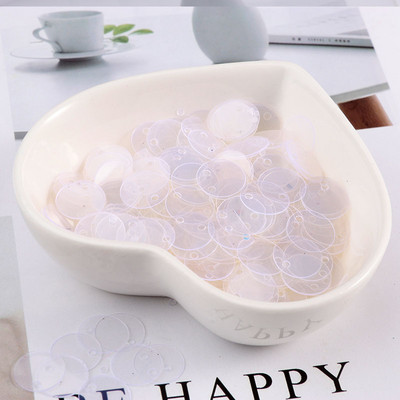 Jauni PVC plakani, apaļi vaļīgi fliteri, 10 g/soma Pailletes, šūšanas amatniecības piederumi apģērbam Lentejuelas Para Coser