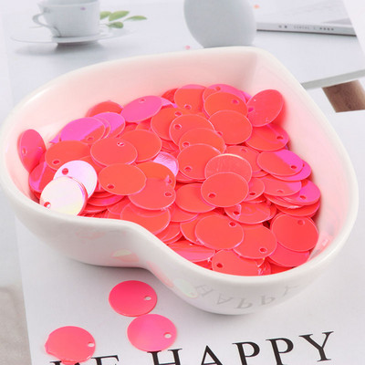 Jauni PVC plakani, apaļi vaļīgi fliteri, 10 g/soma Pailletes, šūšanas amatniecības piederumi apģērbam Lentejuelas Para Coser