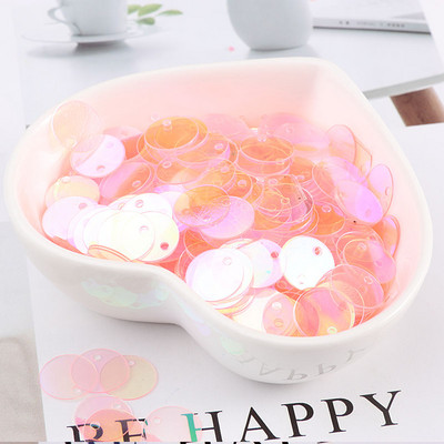 Jauni PVC plakani, apaļi vaļīgi fliteri, 10 g/soma Pailletes, šūšanas amatniecības piederumi apģērbam Lentejuelas Para Coser