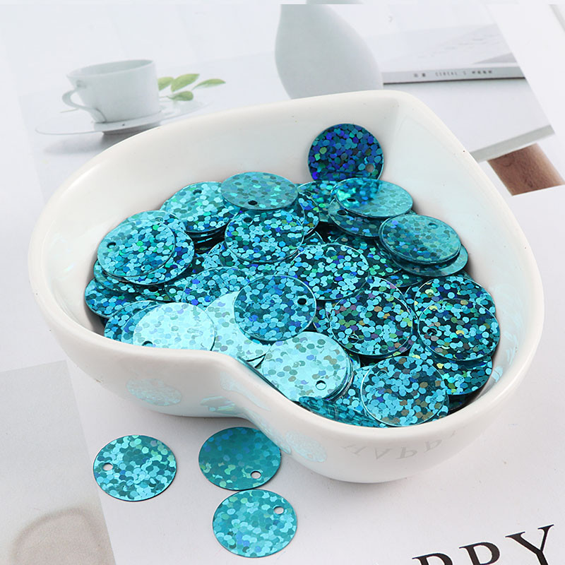 Jauni PVC plakani, apaļi vaļīgi fliteri, 10 g/soma Pailletes, šūšanas amatniecības piederumi apģērbam Lentejuelas Para Coser