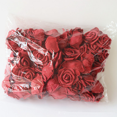 5/10/20gab. 6CM putu lācītis ar rožu DIY Dāvanu kastīte Kāzu auto Mājas dekors Kāzu aksesuāri Atbrīvošanās Mākslīgie Ziedi