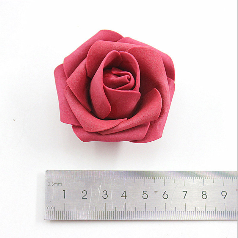 5/10/20gab. 6CM putu lācītis ar rožu DIY Dāvanu kastīte Kāzu auto Mājas dekors Kāzu aksesuāri Atbrīvošanās Mākslīgie Ziedi