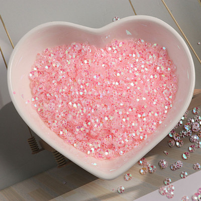 1200Gb (10g) Izmērs 3mm Kauss Mirdzoša Krāsa Brīvi Sequins Pailletes Šūšana Kāzu Amatniecība Apģērba apavi Soma Nagu mākslas aksesuāri