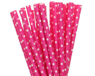 25gab/partija Rozā papīra salmiņi bērnu dušai kāzu ballītei dzimšanas dienas kūciņu karogi dekorēšanas piederumi papīra dzeršanas salmiņi