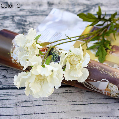 3 galviņas Pinnacle ziedu zars Mākslīgie ziedi mājas dārzam Dekorācija dekoratīva Simulācija zīda ziedi viltots zieds