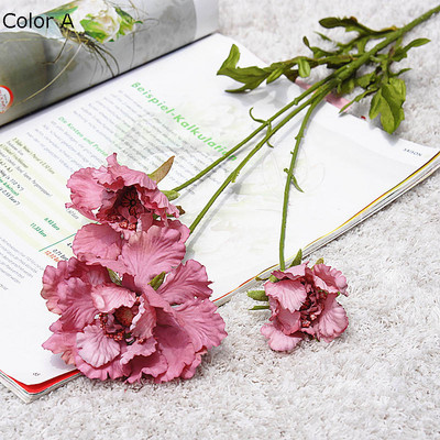 3 galviņas Pinnacle ziedu zars Mākslīgie ziedi mājas dārzam Dekorācija dekoratīva Simulācija zīda ziedi viltots zieds
