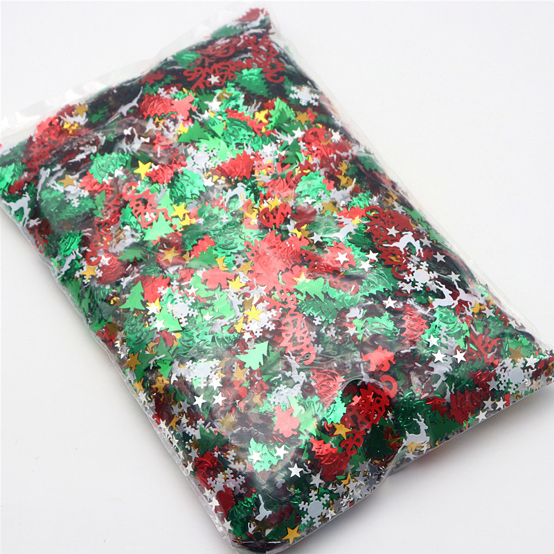 10-20g Ziemassvētku DIY ar fliteriem aļņa Ziemassvētku eglītes raksts Daudzizmēra apģērba šūšanas materiāls Nagu mākslas aksesuāri Mākslas noformējums