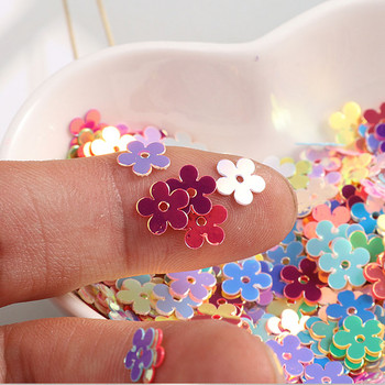 10g/ Опаковка 7 mm 5-венчелистчета с форма на цвете, свободни пайети сватбени конфети Направи си сам шиене на нокти парти декорация аксесоари