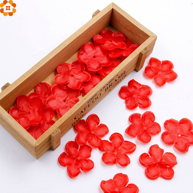 500gab Simulācijas ķiršu ziedu ziedlapiņas rožu ziedlapiņas kāzu ziedlapiņas viltus mākslīgais zieds mājas un kāzu dekorēšanai