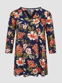 Finjani estélyi ruhák 2022 nagy méretű Allover Rose Print egyenletes ruha Elegáns kínai stílusú alkalmi ruha