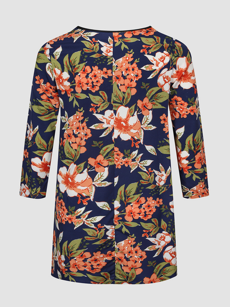 Finjani estélyi ruhák 2022 nagy méretű Allover Rose Print egyenletes ruha Elegáns kínai stílusú alkalmi ruha