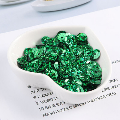 360 gab./partija 8 mm kauss lāzera fliteris Hologrammas krāsa Apaļa, vaļīga flitera Pailletes Šūšana Kāzu amatniecība, Sieviešu apģērbu aksesuāri