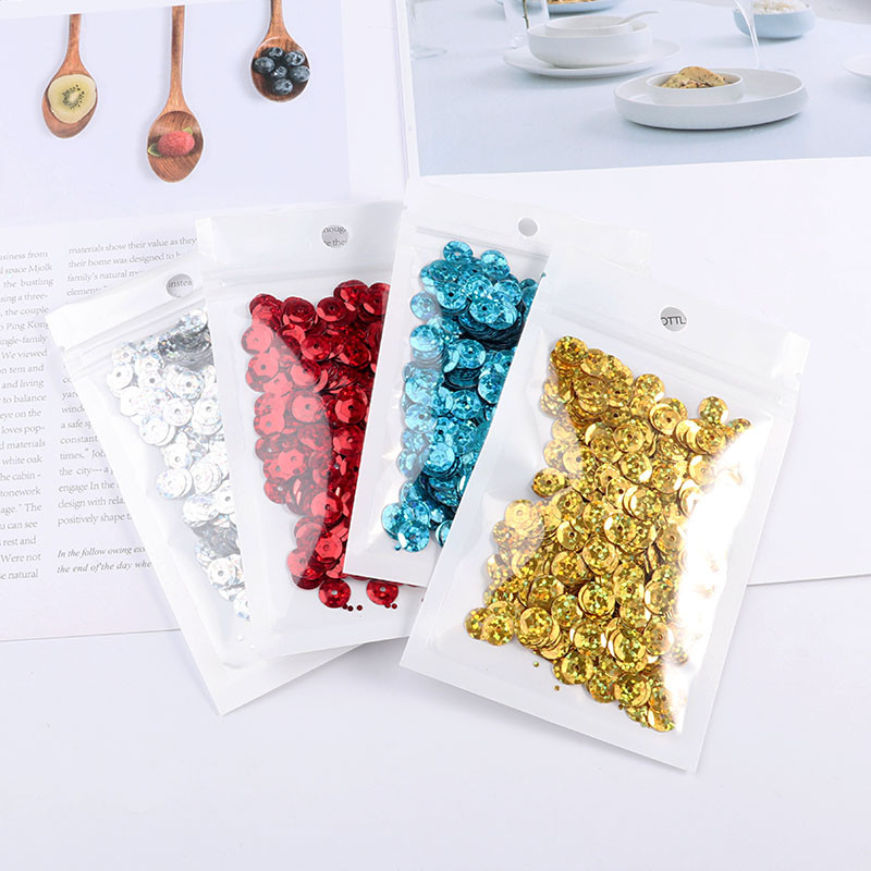 360 gab./partija 8 mm kauss lāzera fliteris Hologrammas krāsa Apaļa, vaļīga flitera Pailletes Šūšana Kāzu amatniecība, Sieviešu apģērbu aksesuāri