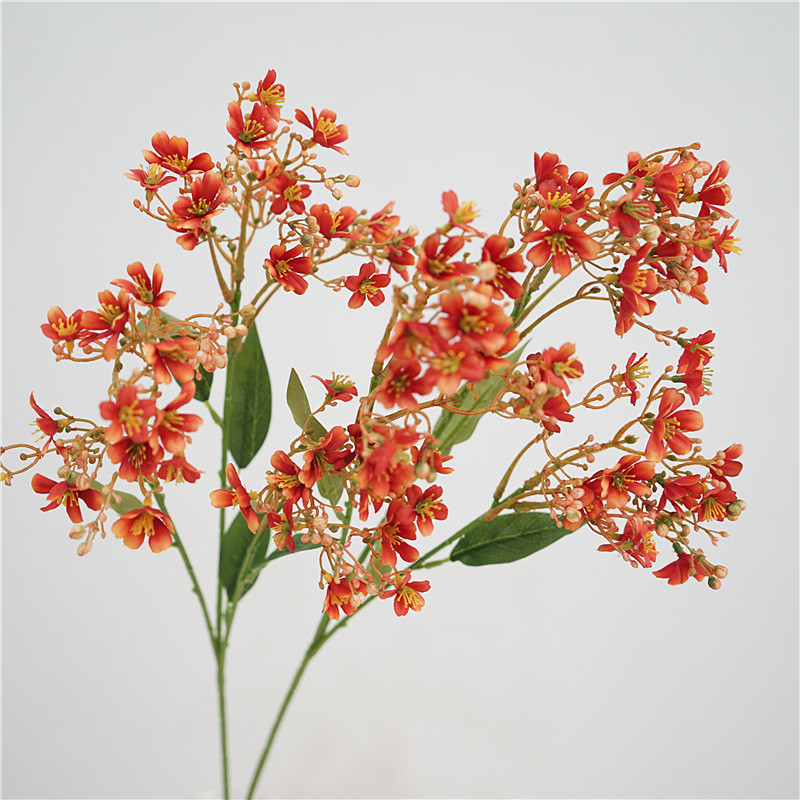 Jauni Ceriņi viltoti Ziedi zīda flores mākslīgās ballītes Kāzu dekorēšana bērnu duša rozā istabas dekors Ziemassvētku ziedi