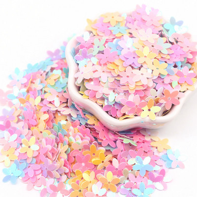 10 g Mix Sequins Macaron Flower Snowflake Star vaļīgs sequin amatniecībai Nail Art Glitter Paillettes DIY konfeti aksesuāri