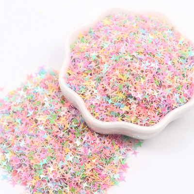 10 g Mix Sequins Macaron Flower Snowflake Star vaļīgs sequin amatniecībai Nail Art Glitter Paillettes DIY konfeti aksesuāri