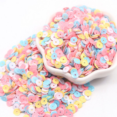 10 g Mix Sequins Macaron Flower Snowflake Star vaļīgs sequin amatniecībai Nail Art Glitter Paillettes DIY konfeti aksesuāri