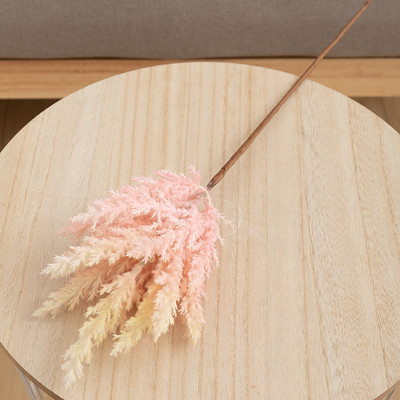 50 cm mākslīgais zieds, pieneņu sārtums kāzu ballītes noformējums, pušķis istabas darbvirsmas izkārtojums, DIY viltus ziedu pampas zāle