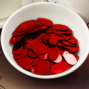 100db 12*20mm ovális tojás alakú lapos flitterek PVC paillettes táncruházat varrás kézműves női barkács ruha Lentejuelas kiegészítők