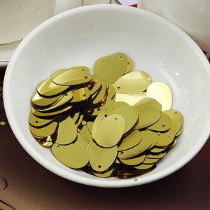 100db 12*20mm ovális tojás alakú lapos flitterek PVC paillettes táncruházat varrás kézműves női barkács ruha Lentejuelas kiegészítők