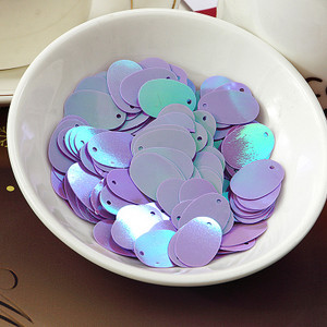 100db 12*20mm ovális tojás alakú lapos flitterek PVC paillettes táncruházat varrás kézműves női barkács ruha Lentejuelas kiegészítők