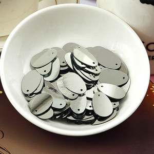 100db 12*20mm ovális tojás alakú lapos flitterek PVC paillettes táncruházat varrás kézműves női barkács ruha Lentejuelas kiegészítők