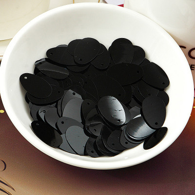 100db 12*20mm ovális tojás alakú lapos flitterek PVC paillettes táncruházat varrás kézműves női barkács ruha Lentejuelas kiegészítők