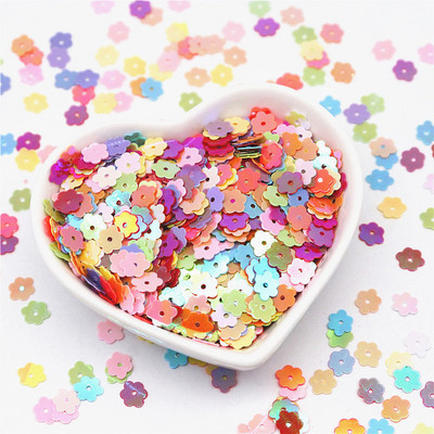 6mm lamedad ploomiõied, litrid Pailletid, õmblemine, käsitöö, litrid, meisterdamine, õmblemistarvikud Nailart Confetti 10g