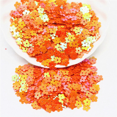 6 mm Plakani plūmju ziedi, sequins, pailletes, šūšana, mirdzoši, vizuļi, šūšanas piederumi.