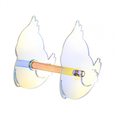 Madársügér Madarak papagáj állvány ketrec tartozék Ginkgo csirke forma színátmenet akril ív kialakítás interaktív állvány képzés Shatte